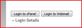 cPanel log in